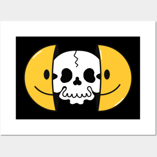 Smile it won't kill you Skull Posters and Art